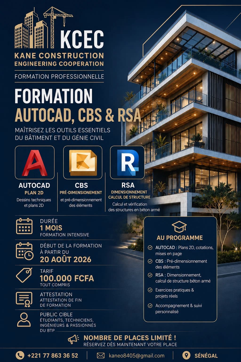 Formation AutoCAD, CBS & RSA